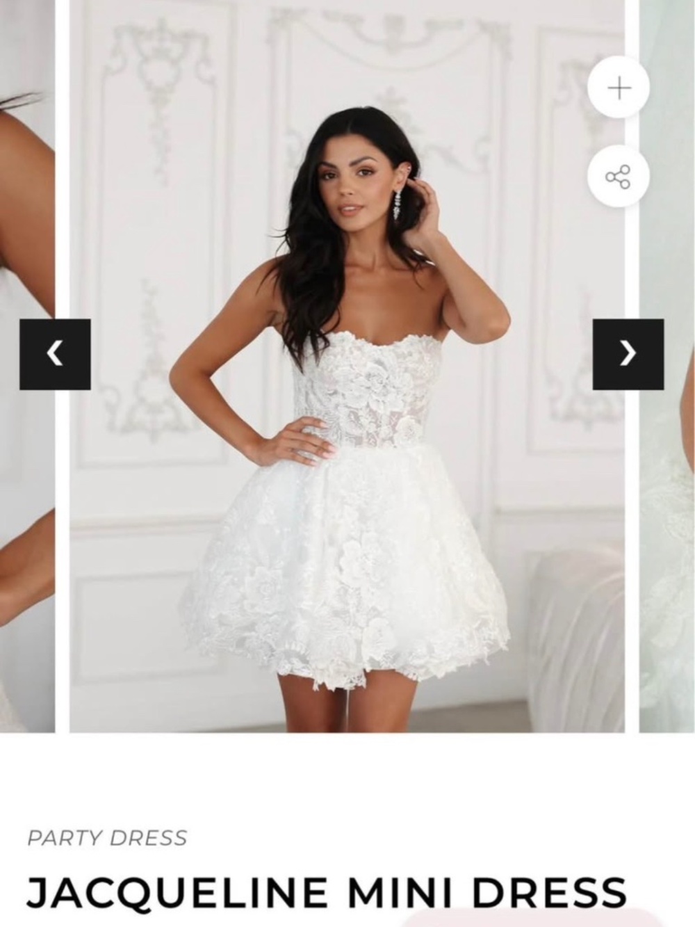 Bridal Mini Untamed Petals NWT